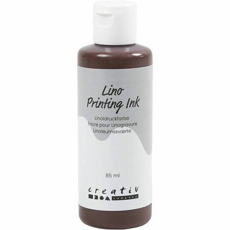 Linoleum Verf, bruin, 85 ml/ 1 fles