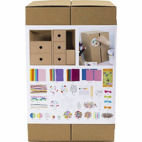 Mijn Knutselstation Decoratie, diverse kleuren, 1 doos