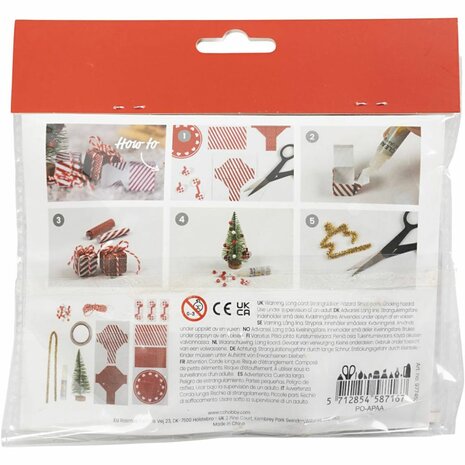Mini Hobbyset Kabouterdeur, Kerstboom, 1 doos
