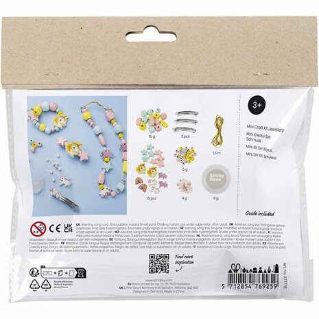 Hobbyset sieraden maken kinderen | Kettingen maken | Armbanden maken | Haarclips maken | Mini Creative Set Jewellery