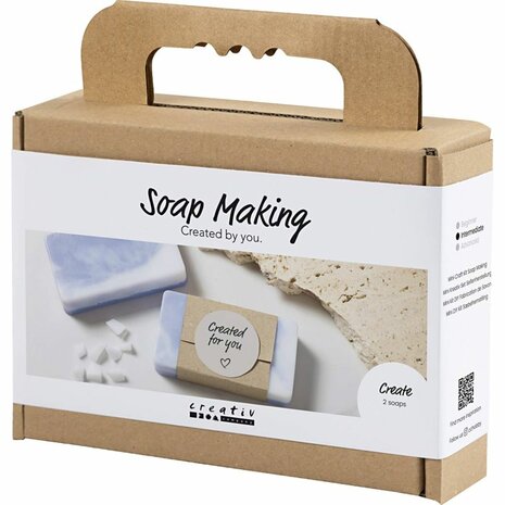 Mini Hobbyset Zeep Maken, vierkant, lichtpaars, 1 doos