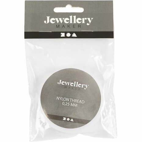 Nylondraad, dikte 0,25 mm, Treksterkte: 7,5 kg, 100 m/ 1 rol