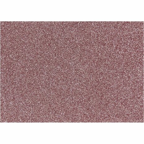Opstrijkfolie, A5, vel 148x210 mm, glitter, lichtrood, 1 vel