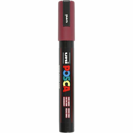 Posca Marker PC-5M Bordeaux - Medium 1,8-2,5 mm - Red Wine Krijtmarker