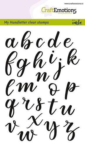 dividend Spruit pedaal Clearstamps A6 - handlettering - alfabet kleine letters (dicht) - Creatieve Materialen dividend Spruit pedaal Clearstamps A6 - handlettering - alfabet kleine letters (dicht) - Creatieve Materialen