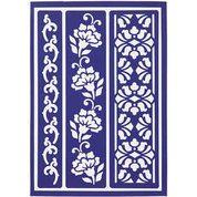Sjabloon - Bloemensjabloon - Bloemenranden - 14,8x21cm - A5 - VivaDecor