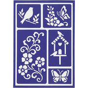 Sjabloon - Flexibel Tekensjabloon - Hobbysjabloon - Voorjaar - A4 - 21x29,7cm - Viva Decor