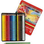 Supracolor II aquarelpotloden, diverse kleuren, L: 17 cm, 18 stuk/ 1 doos