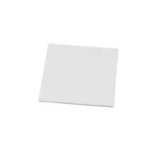 Canvas Paneel, wit, afm 12,4x12,4 cm, dikte 3 mm, 280 gr, 10 stuk/ 1 doos