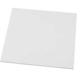 Canvas Paneel, wit, afm 20x20 cm, dikte 3 mm, 280 gr, 10 stuk/ 1 doos