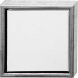ArtistLine Canvas met lijst, wit, D: 3 cm, afm 24x24 cm, 6 stuk/ 1 doos