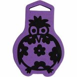 Foam stempel, afm 71x106 mm, dikte 22 mm, vogel, 1stuk