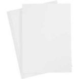 Karton - sneeuwwit - A4 - 21x29,7cm - 180 grams - Creotime - 20 vellen