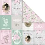 Design Papier, vel 30,5x30,5 cm, 120 gr, 5vellen,