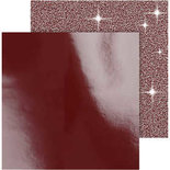 Design papier, rood, 30,5x30,5 cm, 120+128 gr, 2 vel/ 1 doos