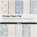 Design papierblok, roze, 120 gr, 50 vel/ 1 doos