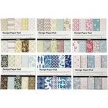 Design papierblok, diverse kleuren, 15,2x15,2 cm, 120 gr, 300 vel/ 1 doos