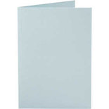 Kaarten, lichtblauw, afmeting kaart 10,5x15 cm, 220 gr, 10 stuk/ 1 doos