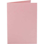 Kaarten, roze, afmeting kaart 10,5x15 cm, 220 gr, 10 stuk/ 1 doos