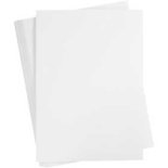 Gekleurd Karton, sneeuwwit, A2, 420x600 mm, 180 gr, 100 vel/ 1 doos
