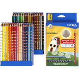 Groove Dunne Kleurpotloden, l: 18 cm, vulling: 3,3 mm, diverse kleuren, 36stuks