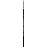 Gold Line penselen, afm 0, L: 17 cm, B: 3 mm, rond, 12 stuk/ 1 doos