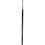 Gold Line penselen, 2 , b: 3 mm, , plat, 12stuks