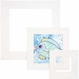 Passepartout lijsten, wit, dikte 0,4 mm, 270 gr, 75 stuk/ 1 doos