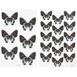 Stickers, afm 2,5x2 cm, afm 4x3,5 cm, 4div vellen, vel 9x14 cm
