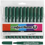 Colortime stift, donkergroen, lijndikte 5 mm, 12 stuk/ 1 doos