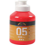 A-Color acrylverf, neon rood, 05 - neon, 500ml