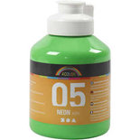 A-Color acrylverf, neon groen, 05 - neon, 500ml