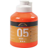 A-Color acrylverf, neon oranje, 05 - neon, 500ml