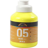 A-Color acrylverf, neon geel, 05 - neon, 500ml