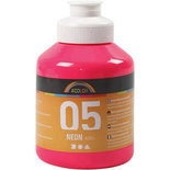 A-Color acrylverf, neon roze, 05 - neon, 500ml
