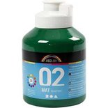 A-Color acrylverf, donkergroen, matt, 500 ml/ 1 fles