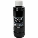 Textile Color, zwart, dekkend, 250 ml/ 1 fles