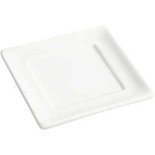 Mini schaal, wit, afm 9,5x9,5 cm, 12 stuk/ 1 karton