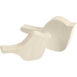 Vogels, H: 12+14,5 cm, B: 7+8,5 cm, dikte 2 cm, 6 set/ 1 doos