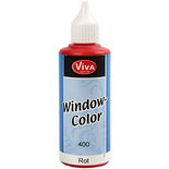 Window Color, rood, 80 ml/ 1 fles