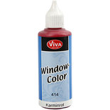 Window Color, karmijnrood, 80 ml/ 1 fles