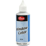 Glasverf - Metallic Zilver - 80ml - Window Color
