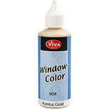 Glasverf - Goud - 80ml - Window Color