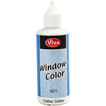Glasverf - Glitter Zilver - 80ml - Window Color