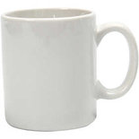 Mokken, wit, H: 7 cm, d 6 cm, 120 ml, 12 stuk/ 1 karton