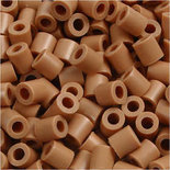 Strijkkralen, lichtbruin (32260), afm 5x5 mm, gatgrootte 2,5 mm, medium, 1100 stuk/ 1 doos