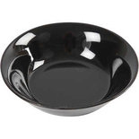 Schaaltjes, d: 16,5 cm, h: 4,5 cm, zwart, 6stuks