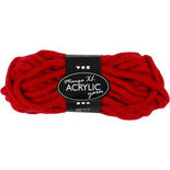 XL garen van acryl, donkerrood, L: 17 m, afm manga , 200 gr/ 1 bol