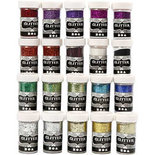 Glitter, diverse kleuren, 20x20 gr/ 1 doos