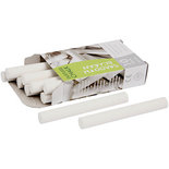 Schoolbordkrijt, wit, L: 8 cm, d: 10 mm, 10x10 stuk/ 1 doos